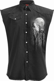 Spiral Mouwloos werkshirt -XXL- FOREST WOLF Zwart