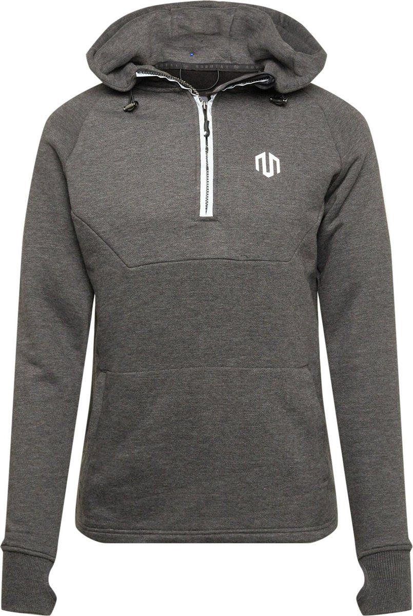 Morotai sporttrui neotech zip hoodie Grijs-M