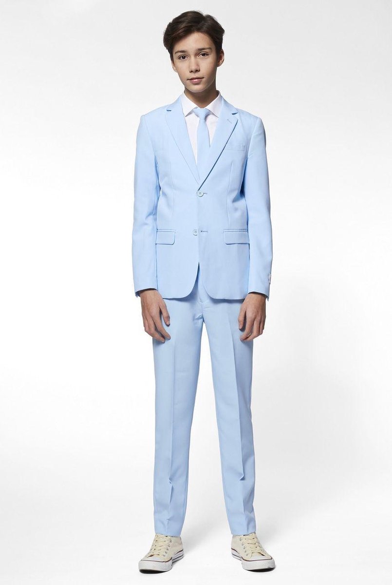 Opposuits Verkleedpak Cool Blue Jongens Polyester Blauw Mt 158-164