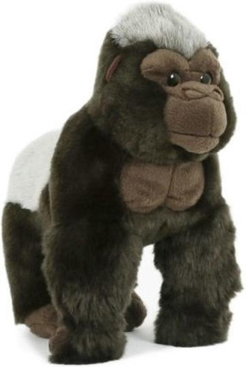 Pluche gorilla aap/apen knuffel 28 cm speelgoed- Jungledieren knuffels/knuffeldieren/knuffels voor kinderen