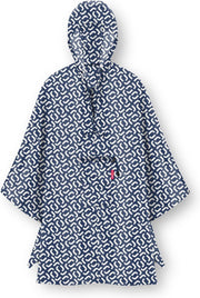 Reisenthel Mini Maxi Poncho Regenponcho - Opvouwbaar -  Signature Navy Blauw