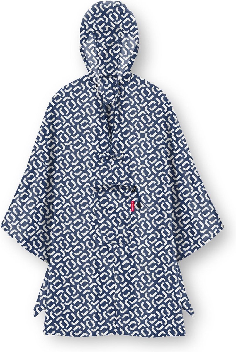Reisenthel Mini Maxi Poncho Regenponcho - Opvouwbaar -  Signature Navy Blauw