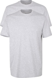 Gotzburg heren T-shirts regular fit O-hals (2-pack) - grijs -  Maat: M