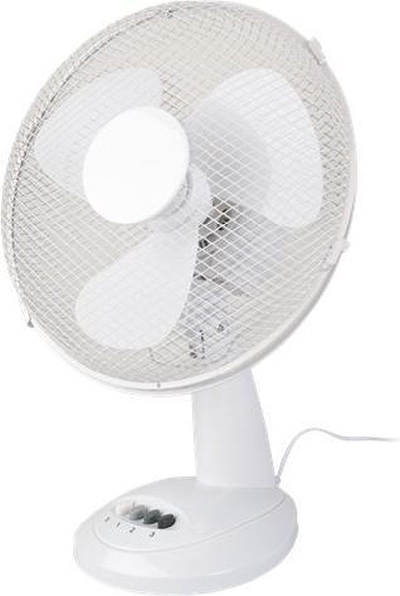 tafelventilator - 30 cm - 40 watt - wit