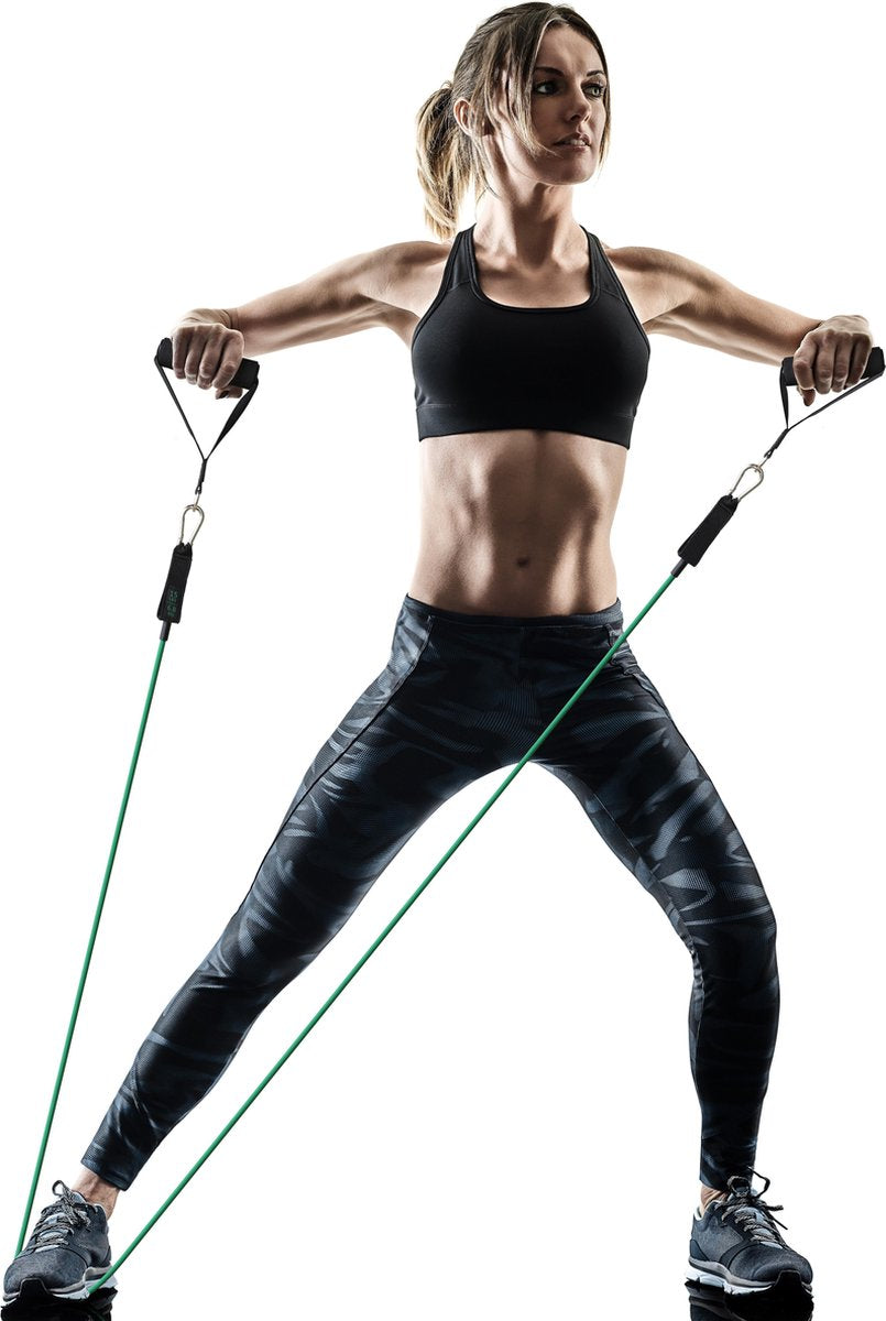 Technaxx LX-024 - 11-delige Fitnessset - 64 weerstandsniveaus - 70 oefeningen