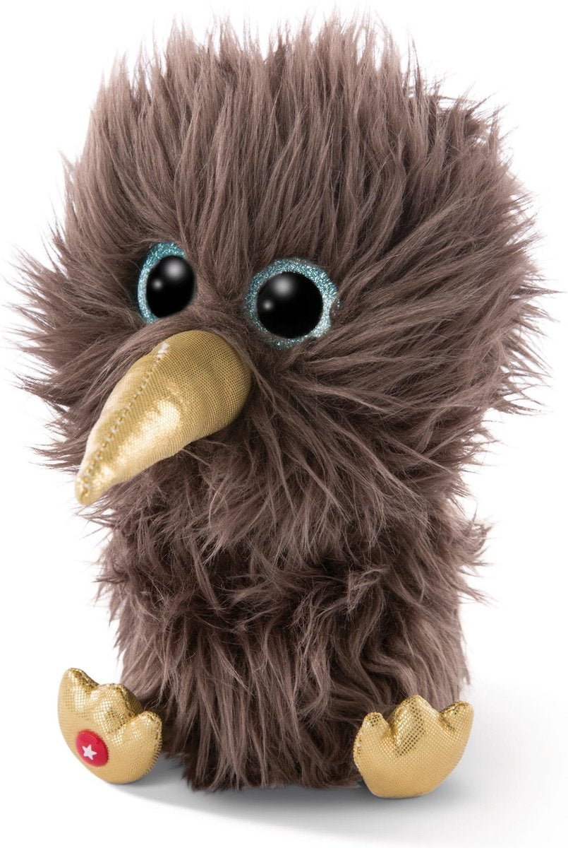Nici Knuffel Glubschis Kiwi Junior 15 Cm Pluche Bruin/goud