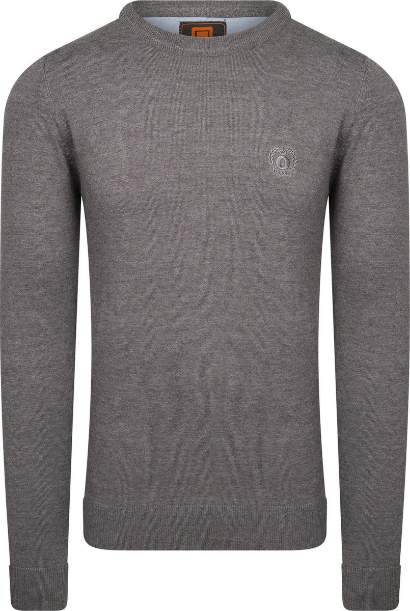 Avanti - Sweater - ronde hals - Grijs - Melange