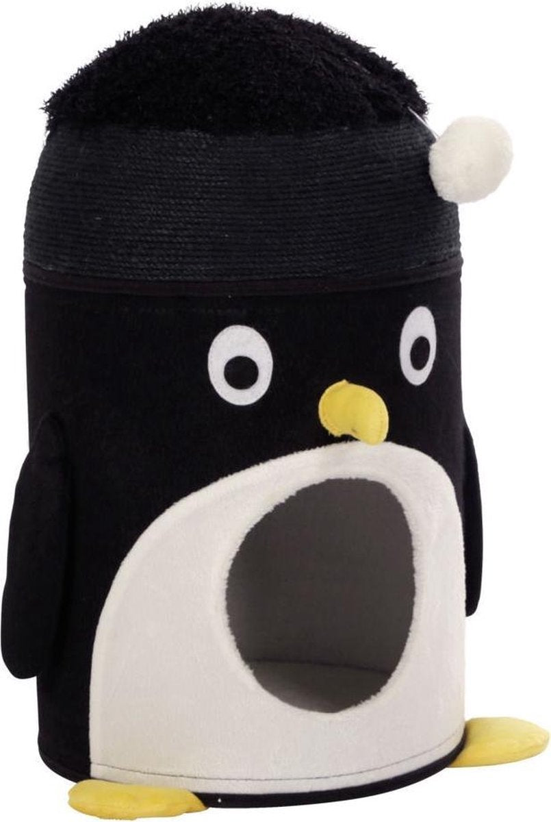Kattenhuisje Pingu "Zwart" (50*30*30cm)