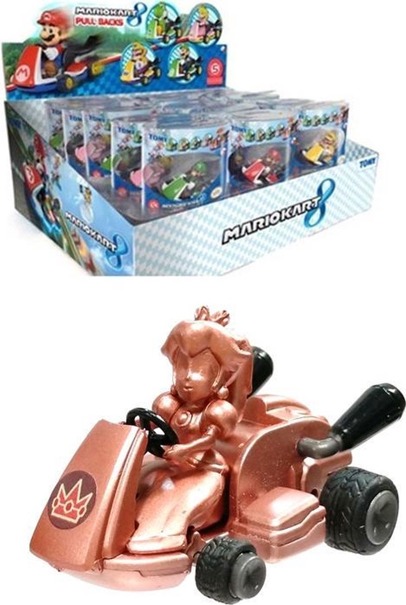 Mario Kart Pull Back Racer - Pink Gold Peach