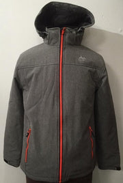 Nordberg heren winterjas Marvin grijs softshell - maat M
