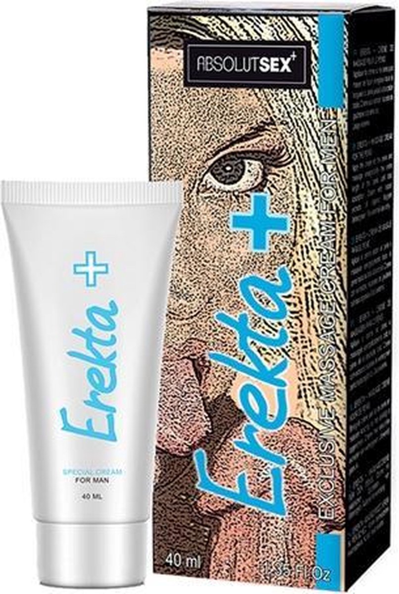 Eretka Penis  Cr√®me 40 ML - Drogisterij - Cremes - Wit - Discreet verpakt en bezorgd