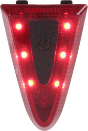 Mighty Achterlicht Fietshelm Move Zwart/rood
