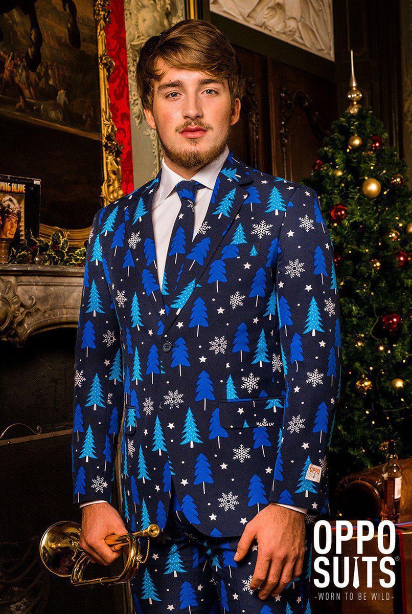 OppoSuits Winter Woods - Kostuum - Maat 54