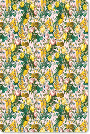 Muismat - Mousepad - Bloemen - Rozen - Geel - 40x60 cm