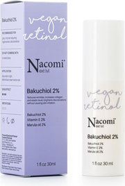 Nacomi Vegan Retinol Bakuchiol Serum 2% 30ml.