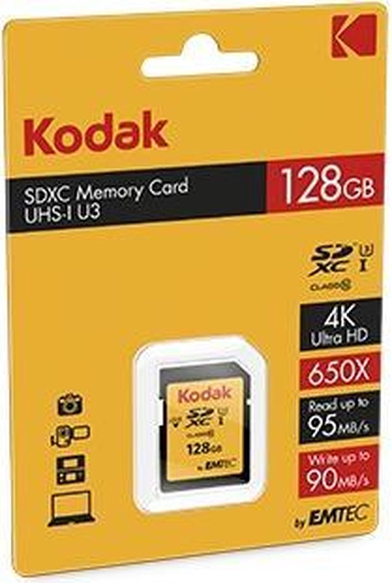 Emtec EKMSD128GXC10HPRK flashgeheugen 128 GB SDXC Klasse 10 UHS-I