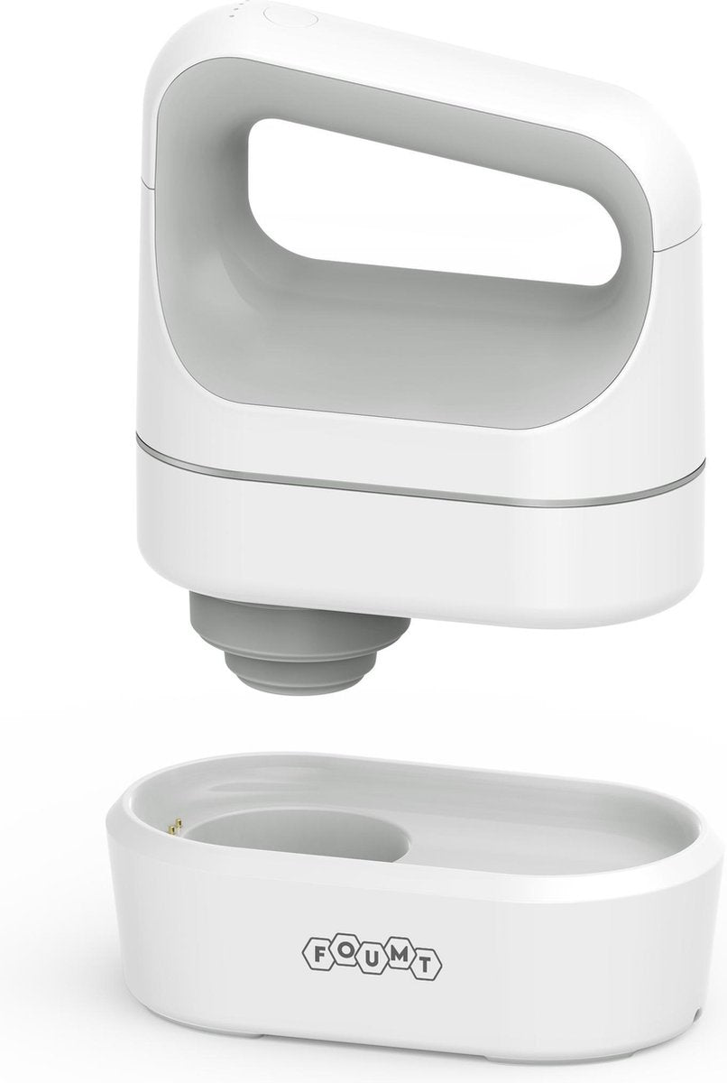 Foumt Massage Gun MG-1 - Massage Apparaten - Inclusief Oplaad Station - Draadloos - Inclusief Gratis Koffer - Grijs