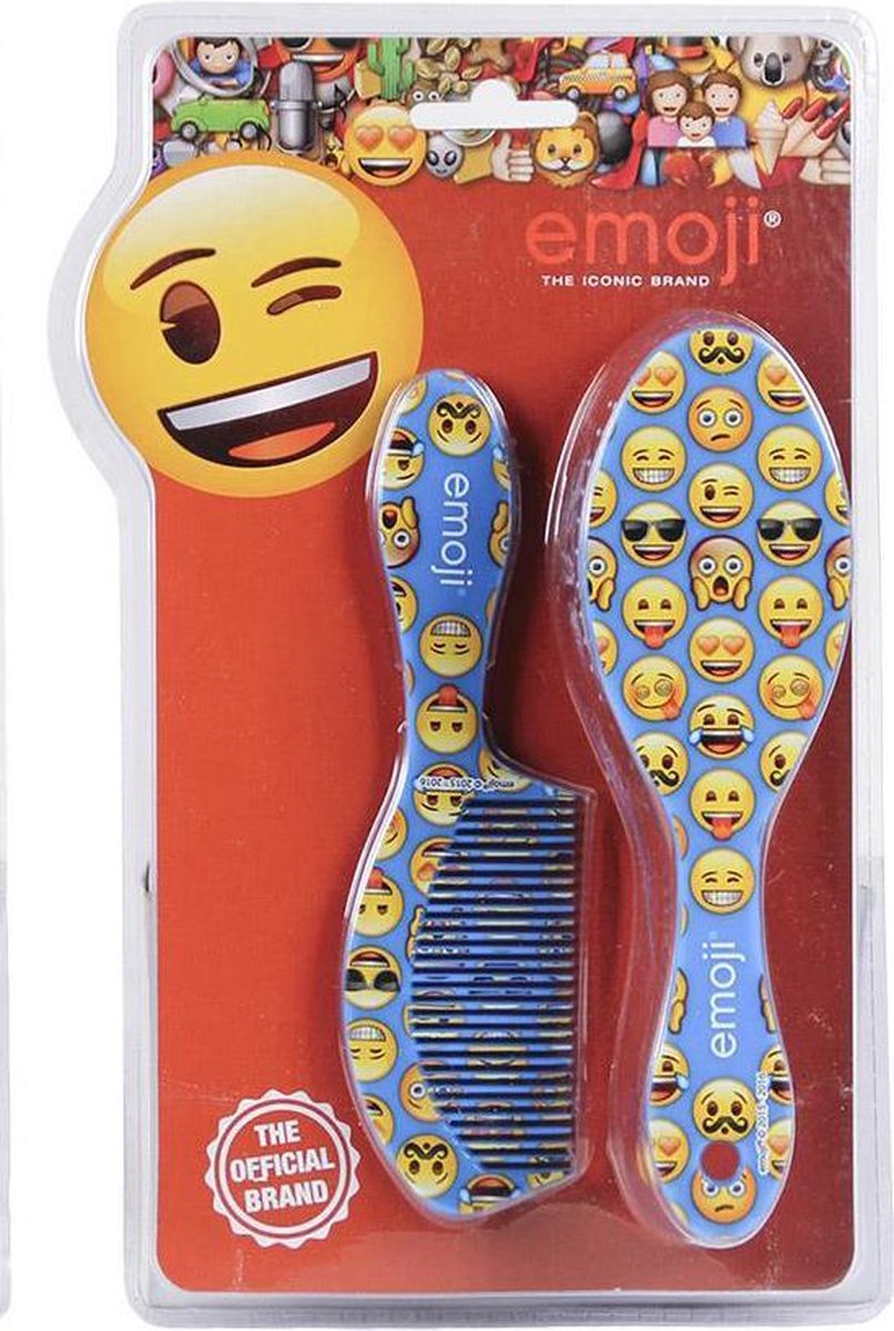 Emotie borstel + Kam - Emoji - Meisjes - Speelgoed - Haar accessoires