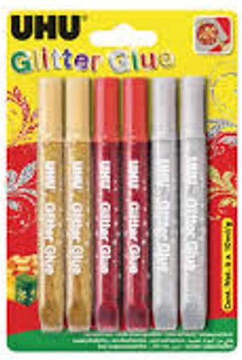 UHU glitterlijm Kerst goud