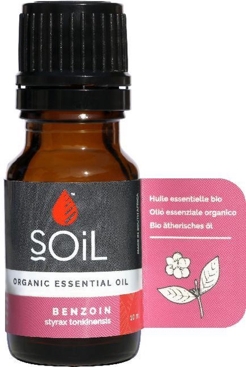 Soil - Biologische Etherische Benzoë Olie - 10 Ml - Styrax Tonkinensis
