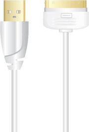 Sinox SXI2102 mobiele telefoonkabel Wit USB A Apple 30-pin 2 m