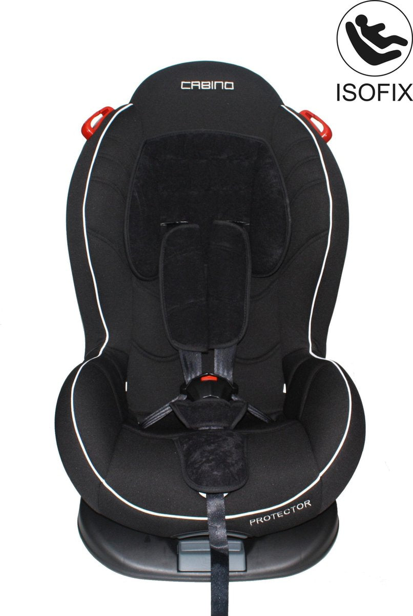 Cabino Autostoel Protector met Isofix 9-25 kg groep 1 + 2 - Zwart