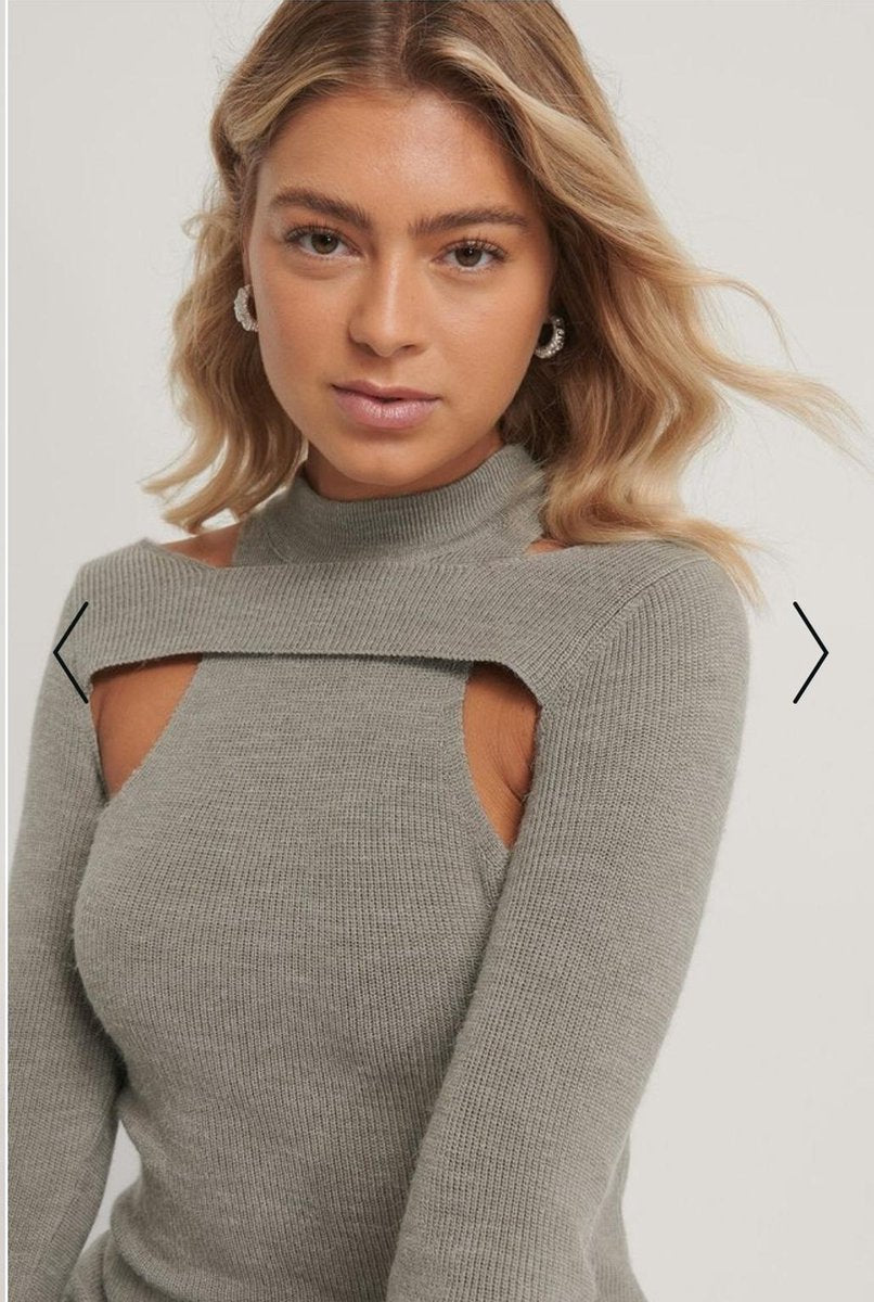 Isha x NA-KD cut out jurk - XS