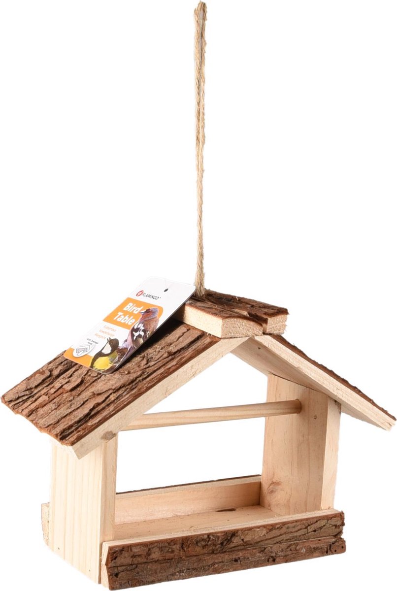 Flamingo Voederhuis loo - hanger 23x11x16cm