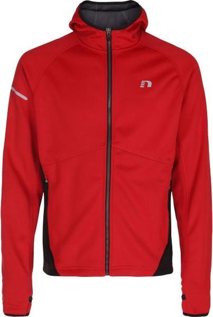 NEWLINE-Sportjas performance-JUNIOR-Base Warm Up Jacket Kids-Red-Maat-XXS