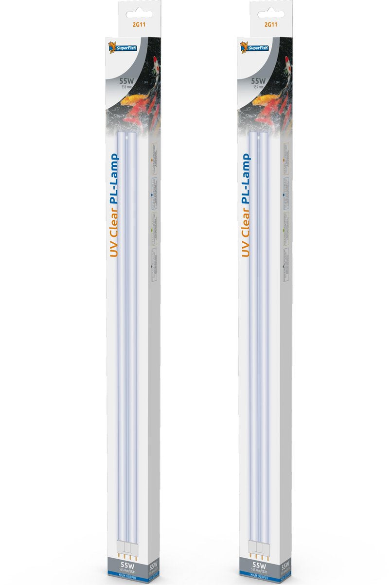 Superfish UV PL 55 watt vervangingslamp 2 stuks