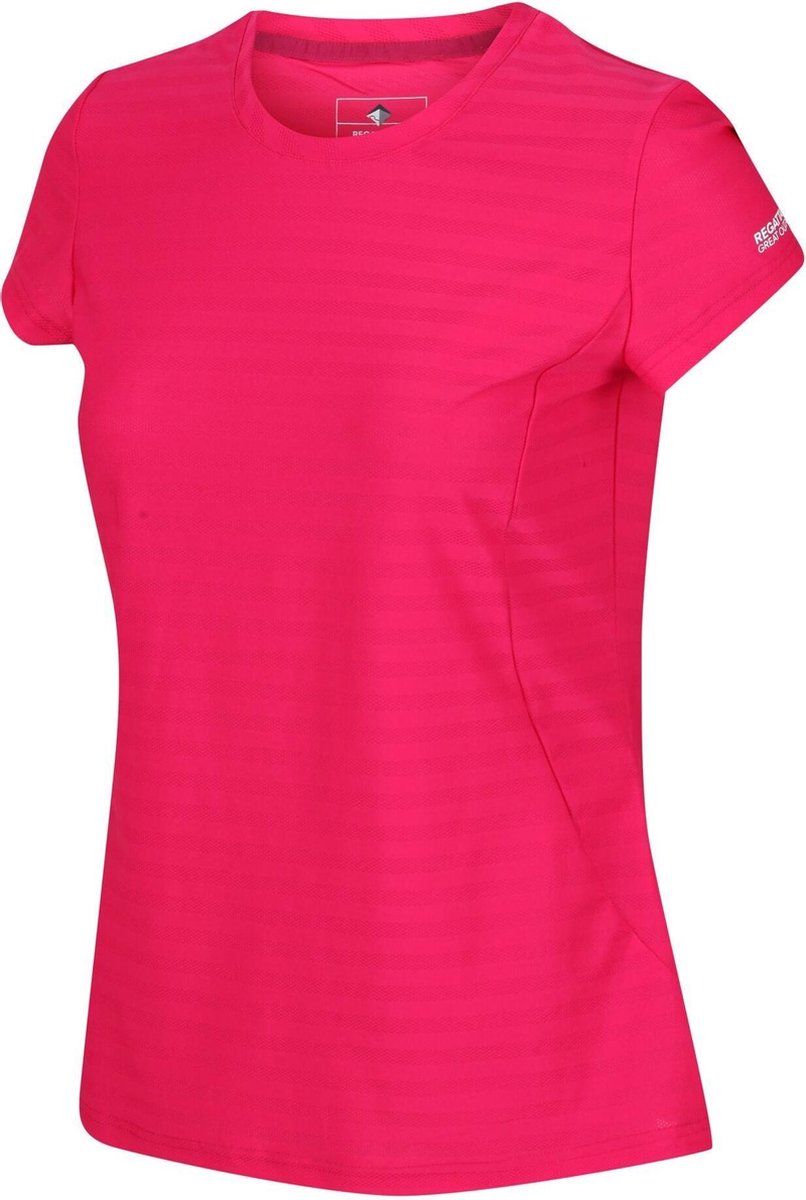 Regatta T-shirt Breakbar Vi Active Dames Polyester Roze Maat 34
