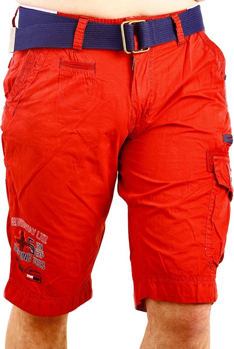 Geographical Norway Korte Broek Heren Bermuda Rood Parodie - M