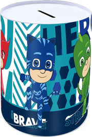 Disney Spaarpot Pj Masks Jongens 10 X 15 Cm Staal Blauw