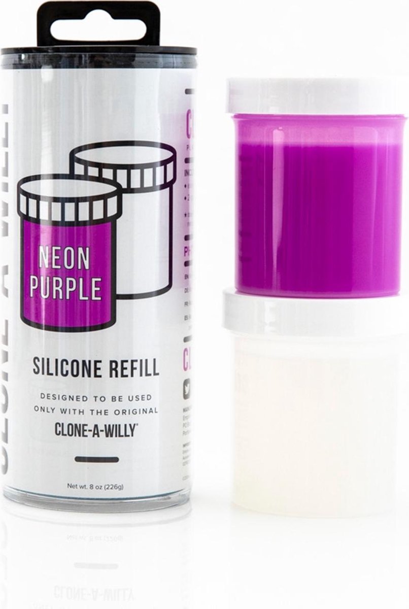 Clone-A-Willy - Refill Neon Purple Silicone