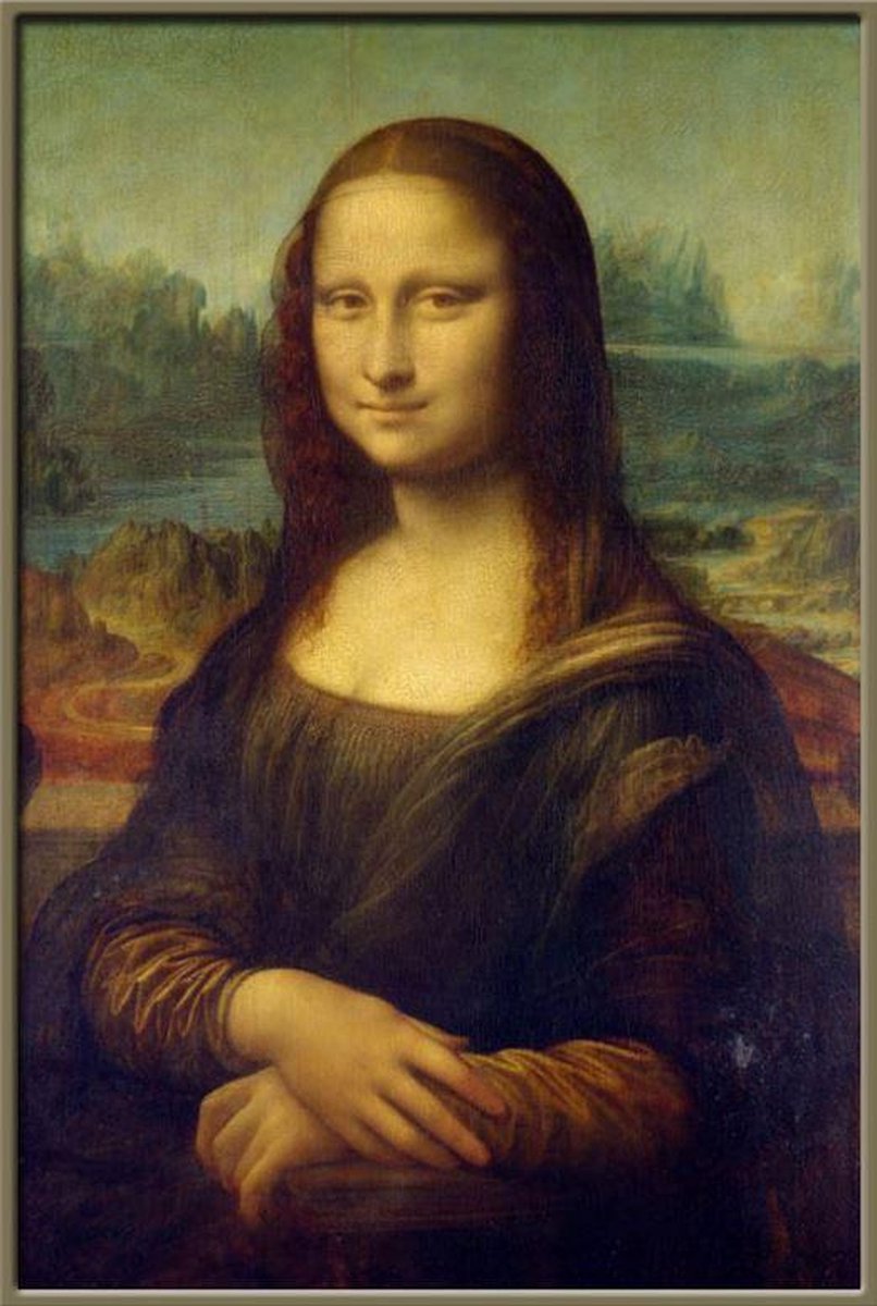 Mona Lisa - Diamond Painting - 30x20cm - Complete Set - Inclusief Tools