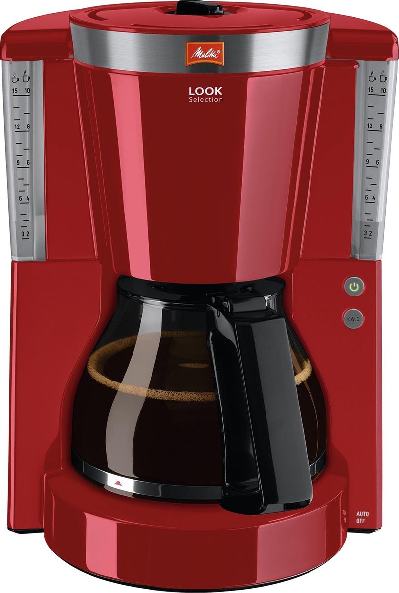 Melitta Look IV - Filter-koffiezetapparaat - rood