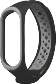 Sportband voor Mi Band 3 en 4 - Kleurrijke Siliconen Band voor Mi Band 3 en 4 - Grijs