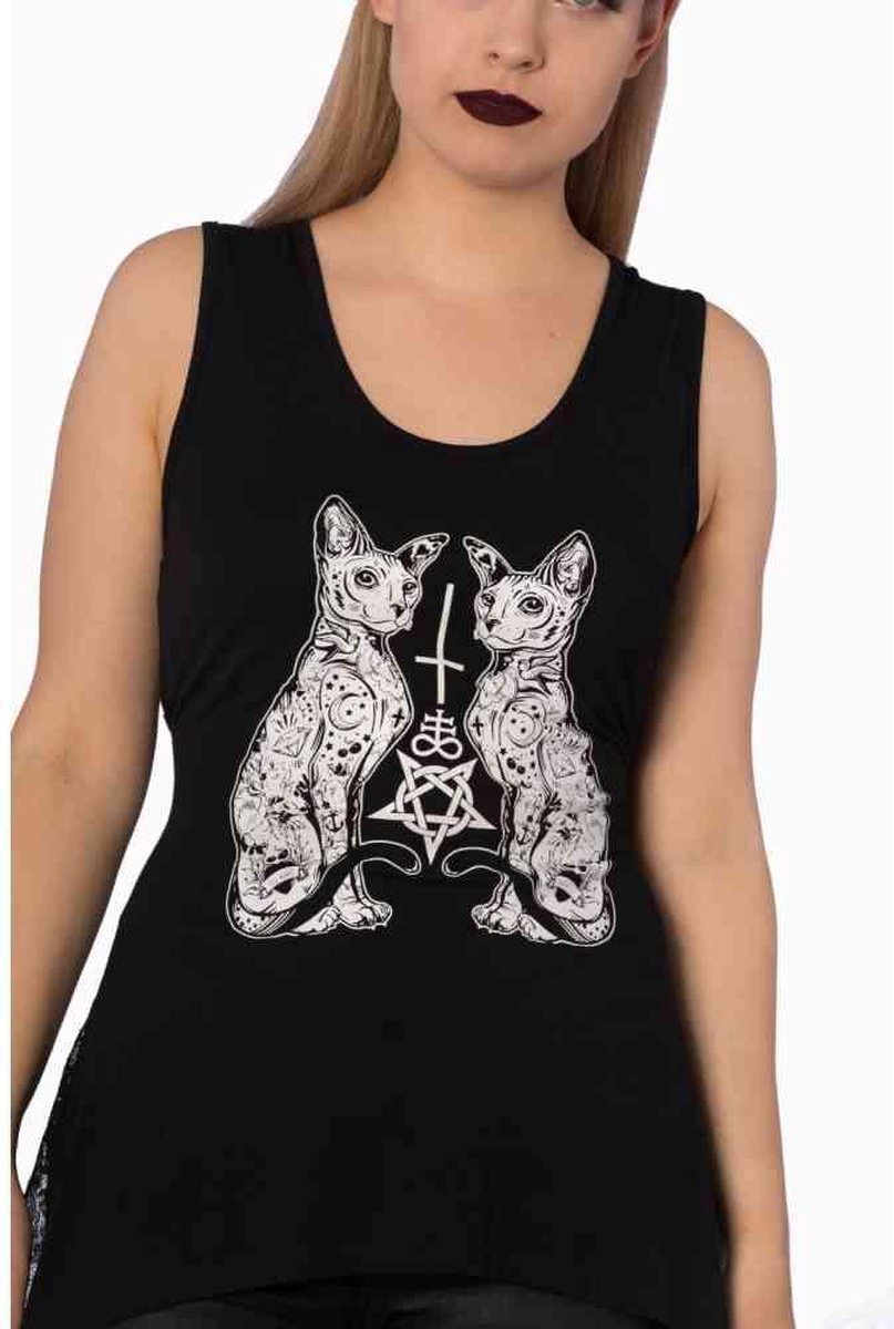 Banned Top -XL- ESOTERICAT Zwart