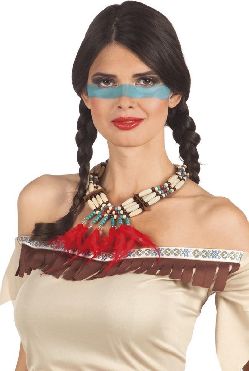 12 stuks: Ketting Indiaan squaw