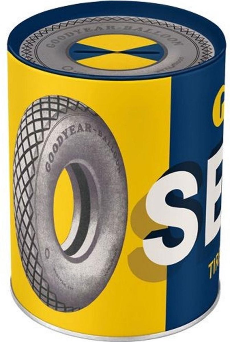 NOSTALGIC ART SPAARPOT GOODYEAR SERVICE
