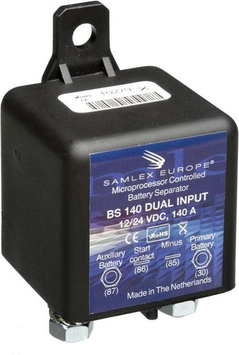 Samlex Accuscheider BS 140 DUAL 12 of 24 VDC input 140Amp