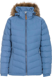 Trespass - Dames Nadina Waterbestendige Gewatteerde Jas (Blauw)