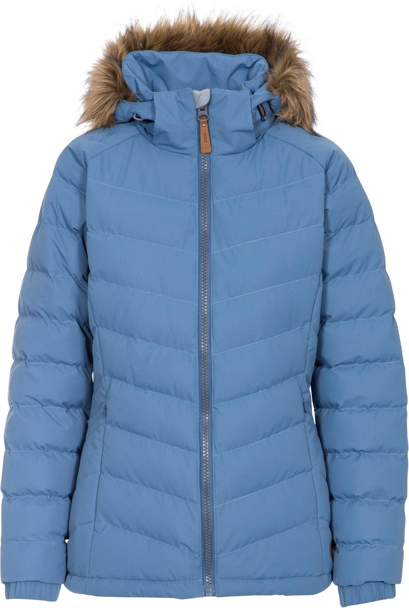 Trespass - Dames Nadina Waterbestendige Gewatteerde Jas (Blauw)