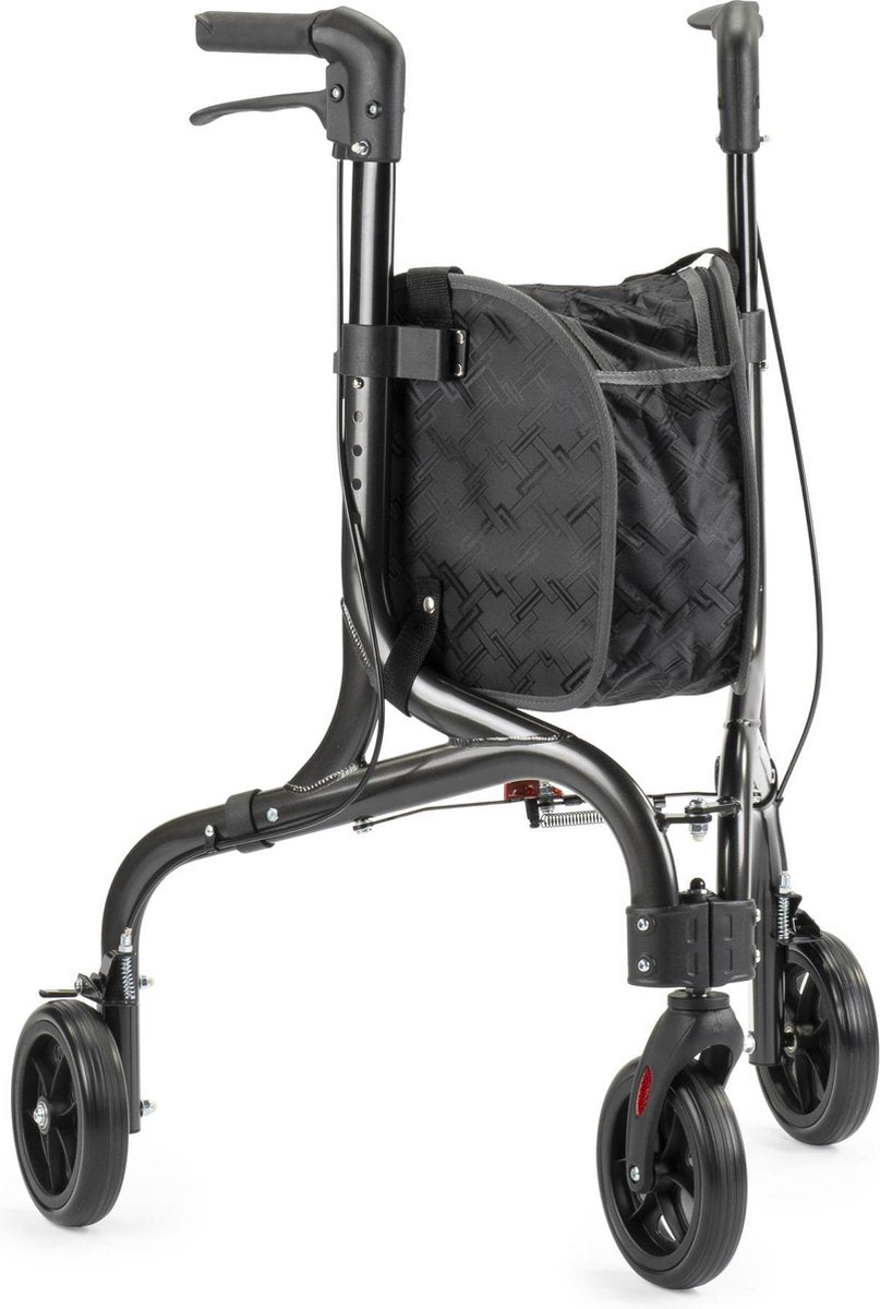 Lichtgewicht Indoor Rollator MultiMotion Tripod met handige tas - Lichtgewicht - Inklapbaar- Indoor Rollator