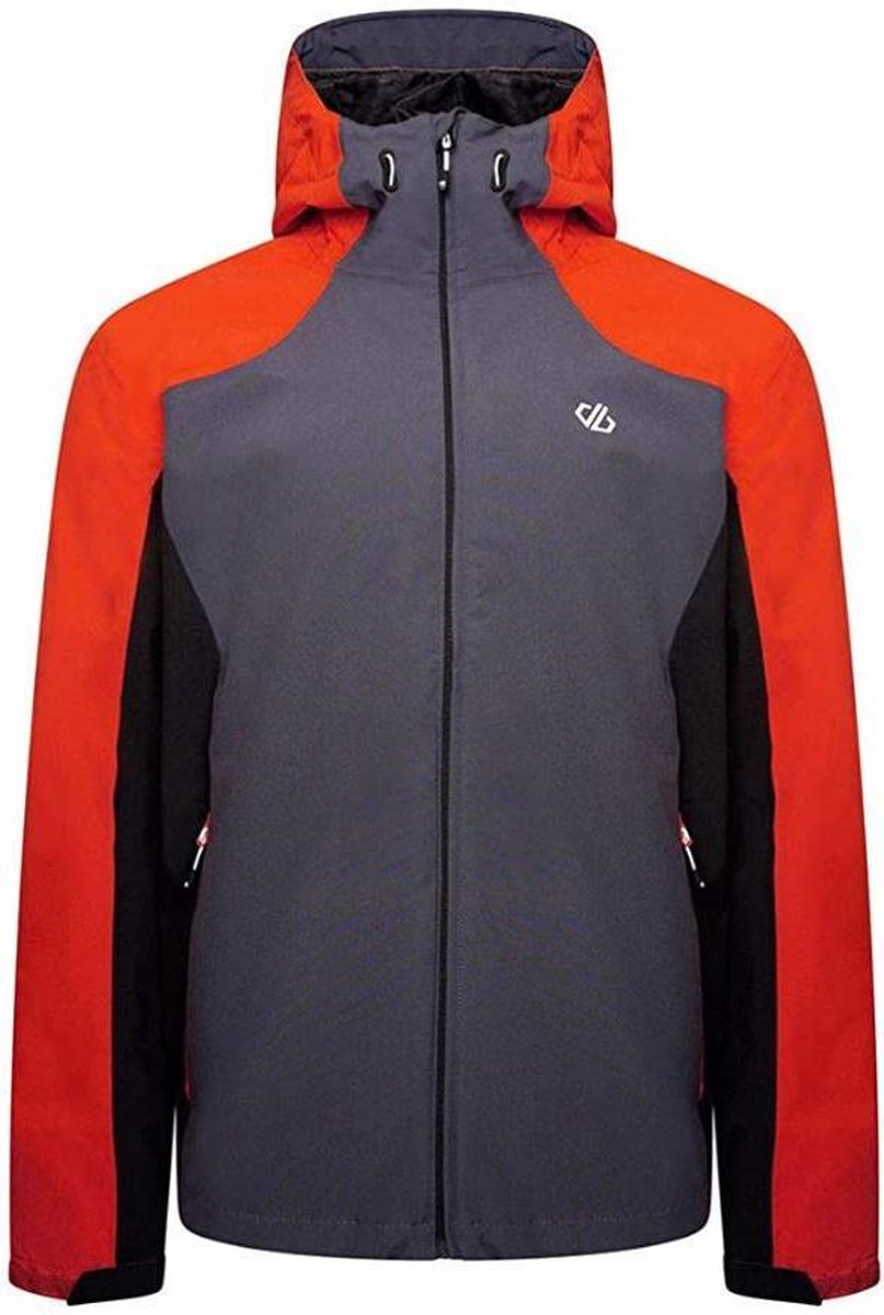 Dare 2b Outdoorjas Recode Ii Heren Polyester Zwart/oranje Mt 4xl