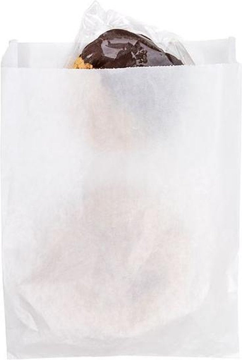Zijvouwzakken Pergamijn papier 171x25x229mm - 100 st