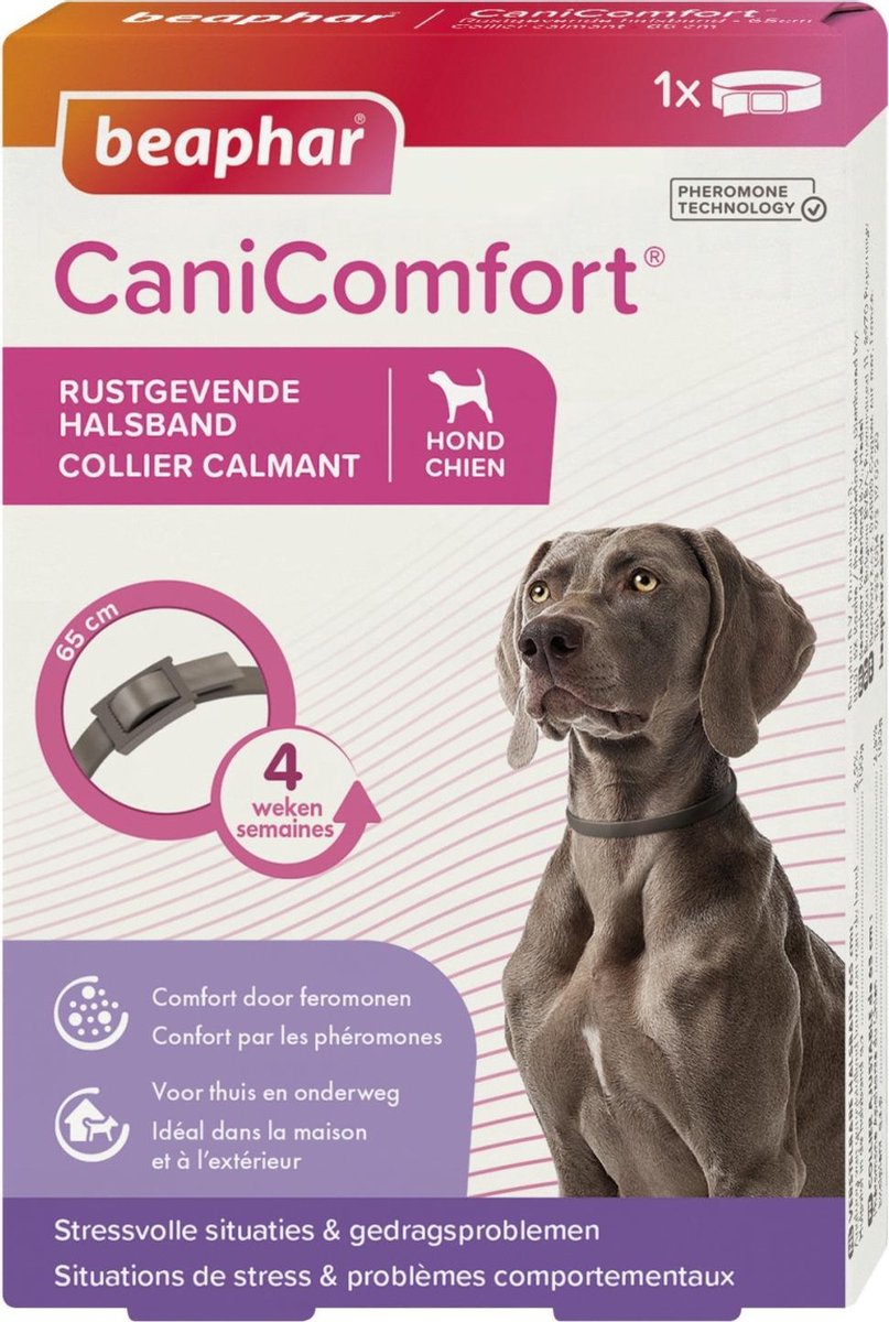 Beaphar CaniComfort Rustgevende Halsband Hond - 65 cm