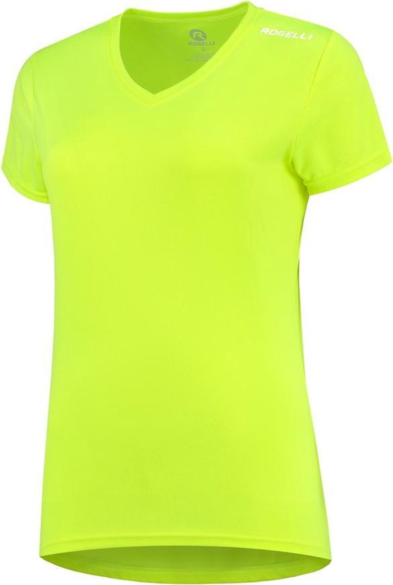 Rogelli Promo Running  Sportshirt - Maat S  - Vrouwen - geel
