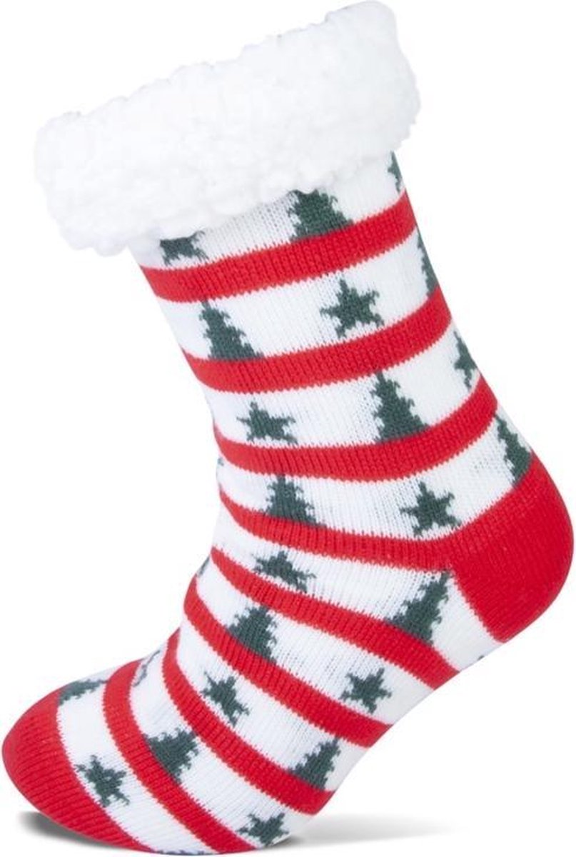 HomeSocks Antislip Kerstsokken met Kerstboom