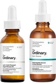 Duo set - The Ordinary Healthy hair duo set | Multi-Peptide Serum for Hair Density |  100% Cold Pressed Virgin Marula Oil  | Gezond haar | Haarverzorging | Stimuleert haargroei | Voller haar | Sterker haar